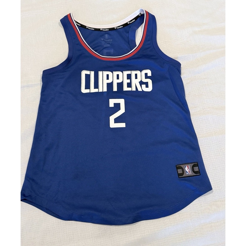 Kawhi Leonard Los Angeles Clippers #2 Youth M Jersey Blue Classic Fanatics NBA